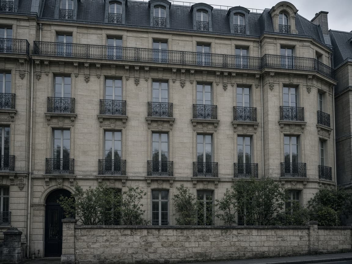 Façade d'immeuble en copropriété