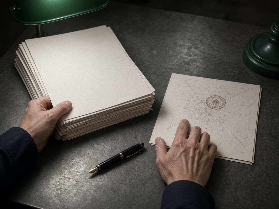 Dossier d'expertise sur un bureau